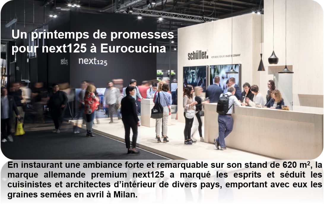 Un printemps de promesses pour next125 à Eurocucina